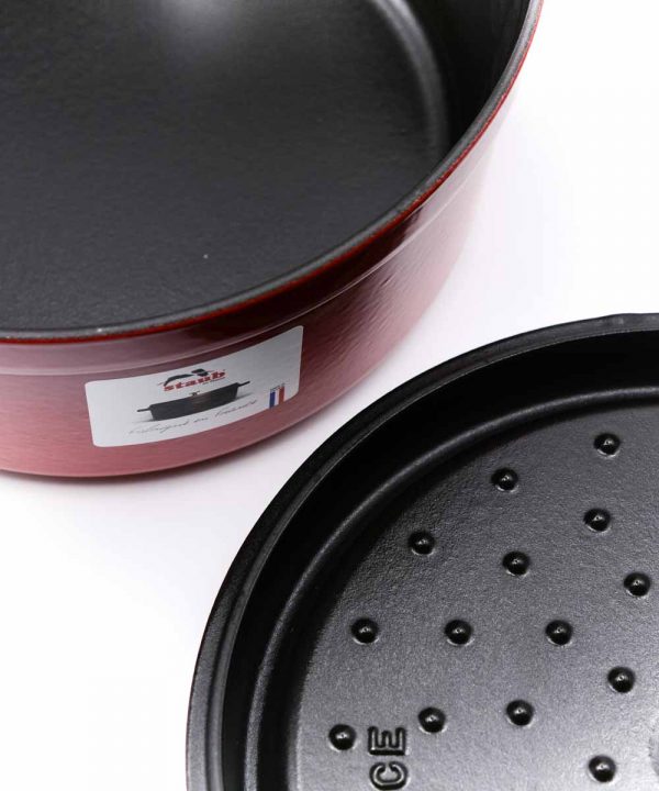 Staub Cocotte ⌀26cm Rossa-coltellipersonalizzati.com