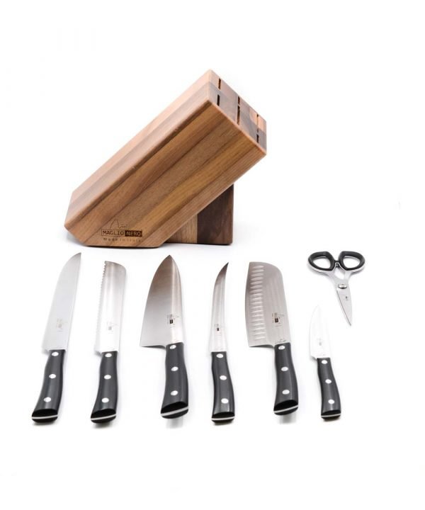 Maglio Nero Ceppo 6pz Iside- coltellipersonalizzati.com