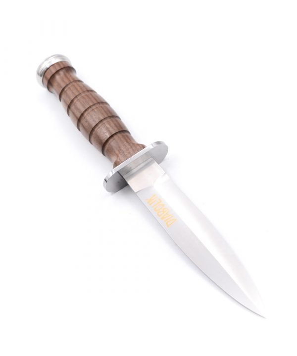 Maserin Coltello di Diabolik Noce con Incisione Oro- coltellipersonalizzati.com