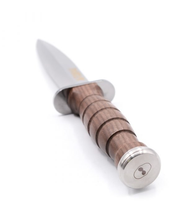 Maserin Coltello di Diabolik Noce con Incisione Oro- coltellipersonalizzati.com