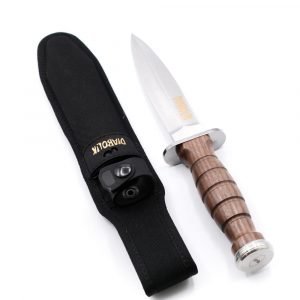 Maserin Coltello di Diabolik Noce con Incisione Oro- coltellipersonalizzati.com