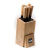Ceppo ad Inserimento Bamboo + Set CS 6pz - coltellipersonalizzati.com