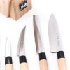 Ceppo ad Inserimento Bamboo + Set CS 6pz - coltellipersonalizzati.com