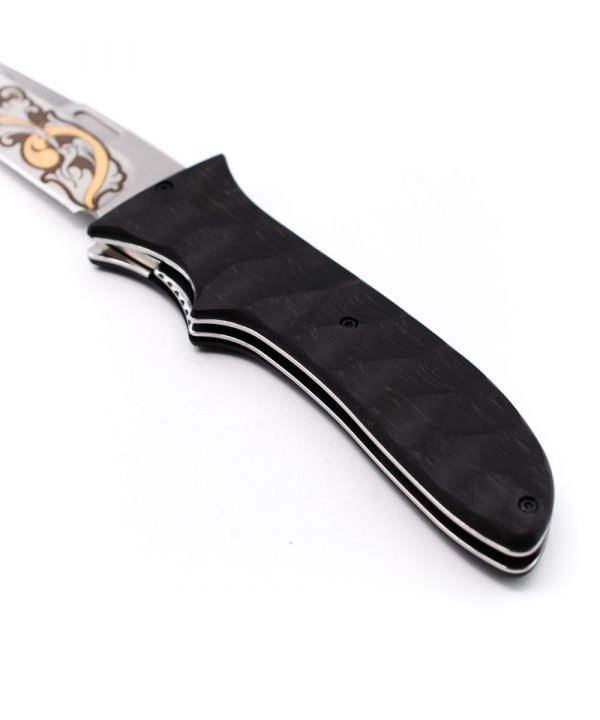 Maserin 384 KT Gold 24Kt- custom-knives