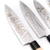CS Trinciante Flower Collection 5pz- coltellipersonalizzati.com