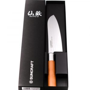 Suncraft Santoku 17cm Magnolia- coltellipersonalizzati.com