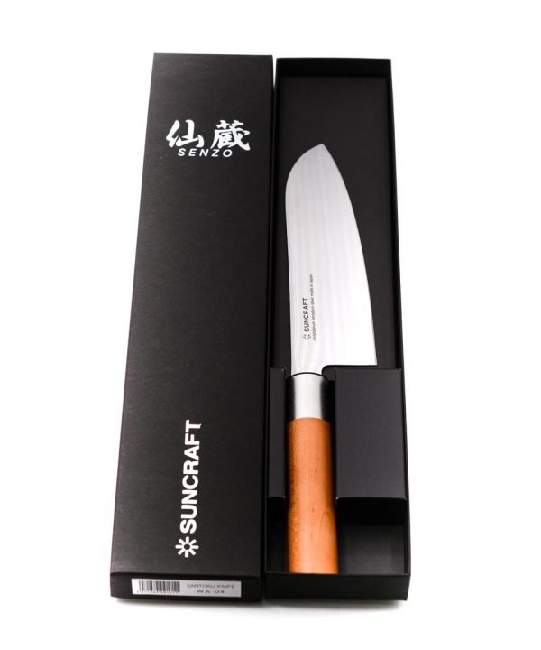 Suncraft Santoku 17cm Magnolia- coltellipersonalizzati.com