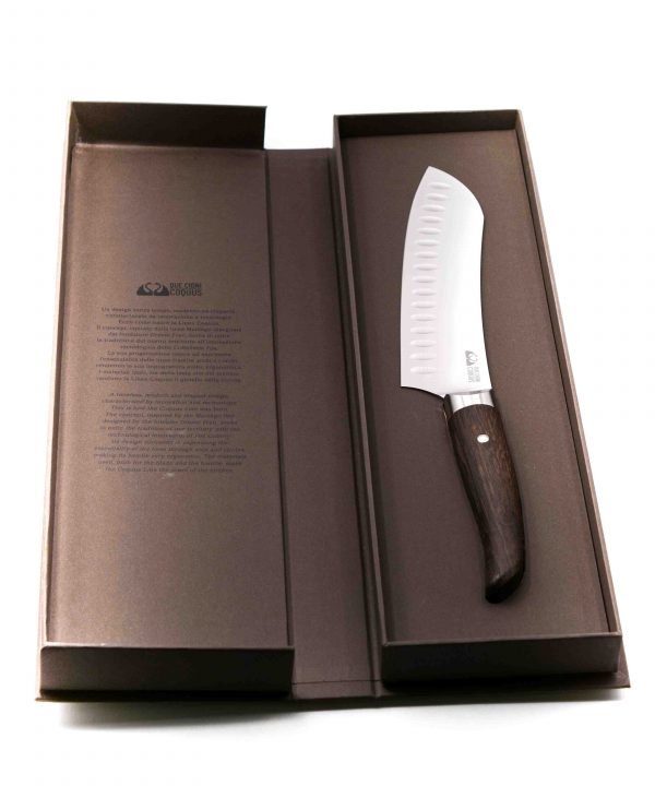 Due Cigni Coquus Santoku 18cm- coltellipersonalizzati.com