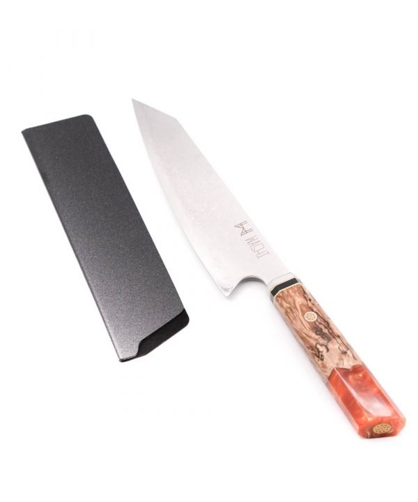 Washi Kengata 20cm Yuki Orange- engraveyourknives