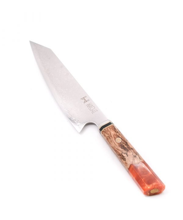 Washi Kengata 20cm Yuki Orange- engraveyourknives