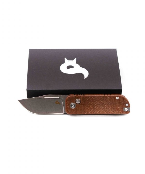 Black Fox BF- 758 Micarta Marrone- coltellipersonalizzati.com