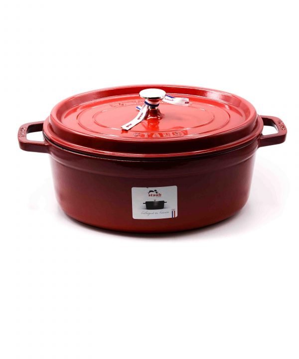 Staub Cocotte ⌀31cm Ovale Rossa- coltellipersonalizzati.com