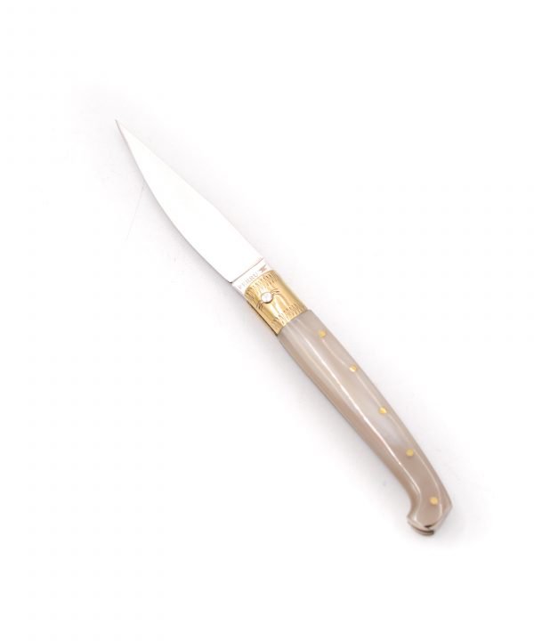Ferru Pattada Testina Ottone 17,5cm - coltellipersonalizzati.com