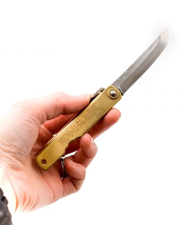 Masahiro Higonokami Ottone 17cm Premium- coltellipersonalizzati.com