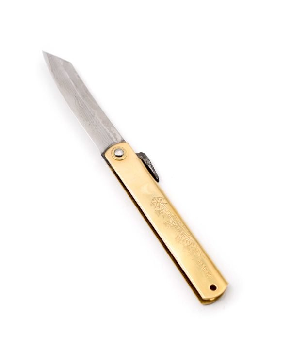Higonokami Ottone 21cm Damasco - coltellipersonalizzati.com
