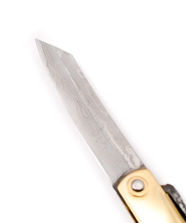 Higonokami Ottone 21cm Damasco - coltellipersonalizzati.com