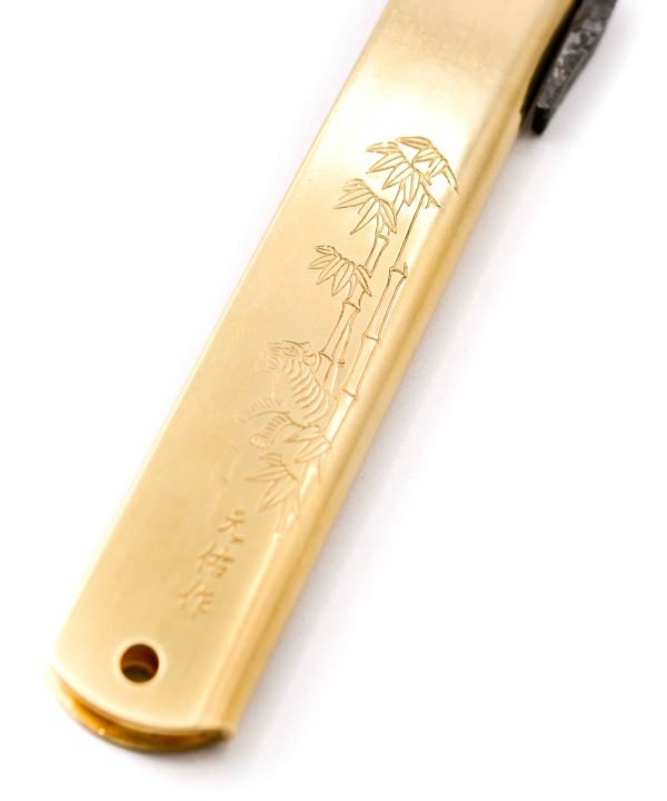 Higonokami Ottone 21cm Damasco - coltellipersonalizzati.com