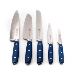 CS Ceppo 6pz Forgiati Blu - coltellipersonalizzati.com