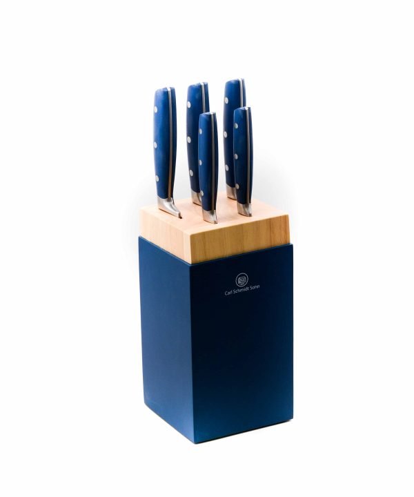 CS Ceppo 6pz Forgiati Blu - coltellipersonalizzati.com