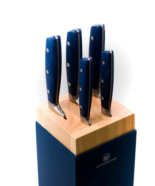 CS Ceppo 6pz Forgiati Blu - coltellipersonalizzati.com