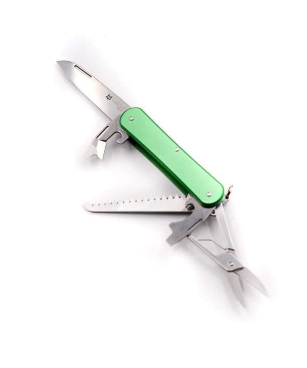 Fox Vulpis Multiuso Alluminio Verde- coltellipersonalizzati.com