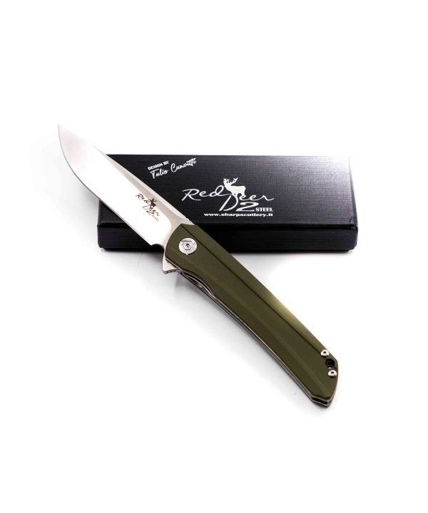 Red Deer Elegance 22cm Green- coltellipersonalizzati.com