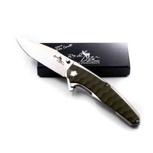 Red Deer Grip 24cm Green- coltellipersonalizzati.com