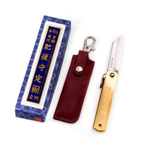 Masahiro Higonokami Ottone 13cm Fodero Rosso - coltellipersonalizzati.com