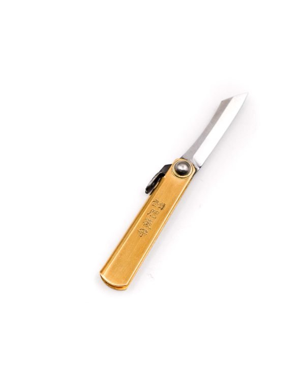 Higonokami Ottone 9cm Fodero - coltellipersonalizzati.com