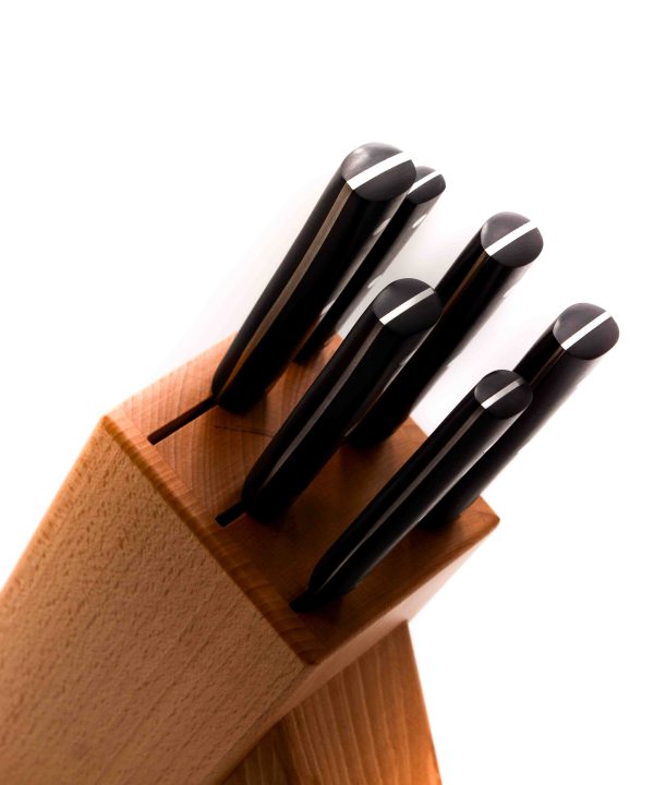 Maglio Nero Ceppo Faggio 6pz Iside- coltellipersonalizzati.com