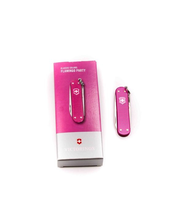 Victorinox Classic SD Alox Flamingo - coltellipersonalizzati.com