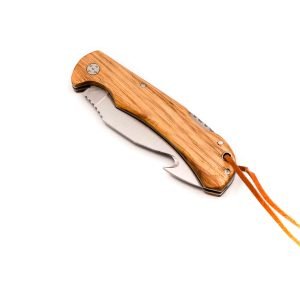 Albainox Scuoio Serramanico Noce- coltellipersonalizzati.com