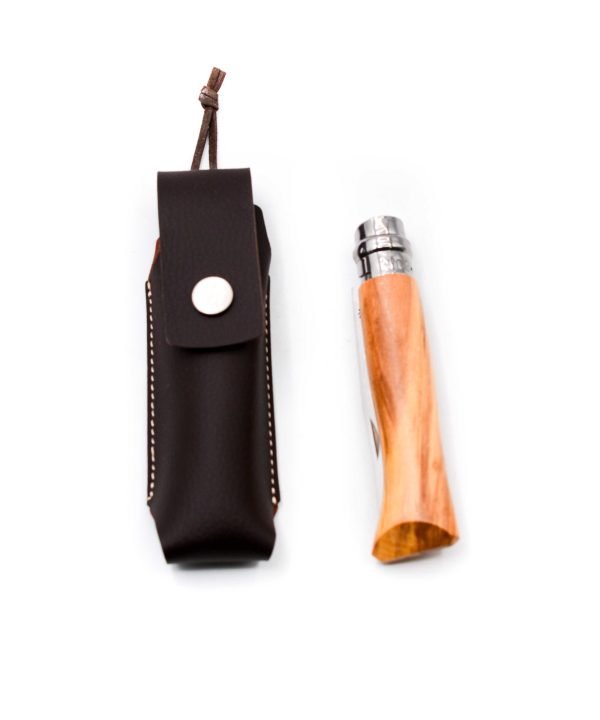 Opinel N°8 Ulivo con Fodero-coltellipersonalizzati.com