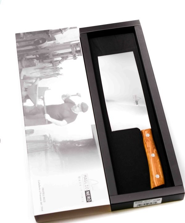 Maglio Nero Iside Coltello Cinese 18,5cm Ulivo -coltellipersonalizzati.com