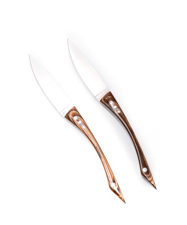 Maserin Set bistecca 2 pezzi Marrone-coltellipersonalizzati.com