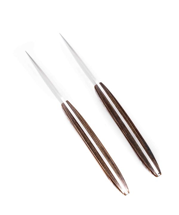 Maserin Set bistecca 2 pezzi Marrone-coltellipersonalizzati.com
