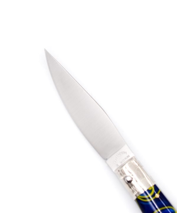 Monni Pattada Resina Blu-Gialla 21cm-coltellipersonalizzati.com