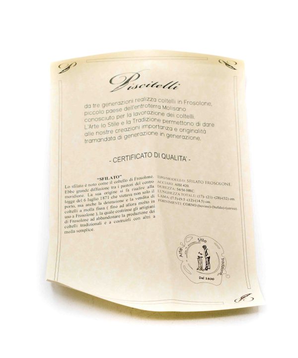 Piscitelli Sfilato Traforato 19cm-coltellipersonalizzati.com