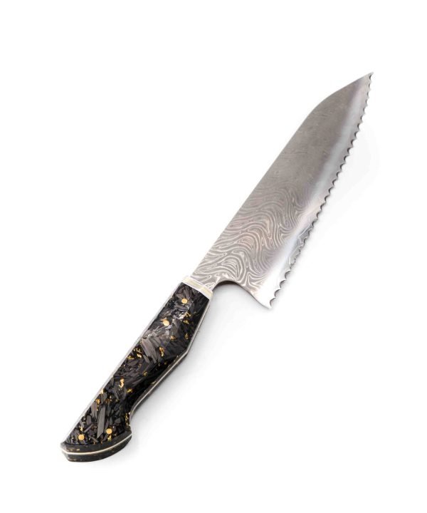Washi Chef 21cm Gold Dentato-coltellipersonalizzati.com