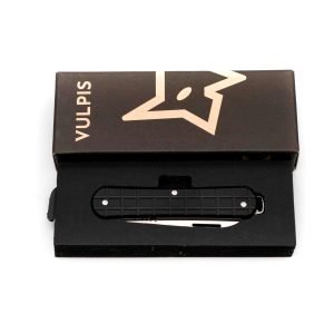 Fox Vulpis con Clip Alluminio Nero-coltellipersonalizzati.com